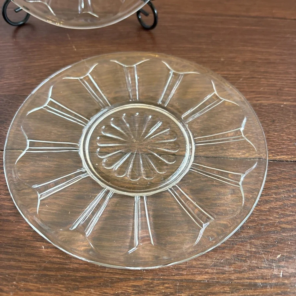 Anchor  Hocking Colonial Rib Clear 6